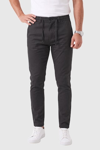 Deepsea Erkek Slim Fit Likralı Siyah Jogger Pantolon Beli Lastikli İpli Esnek Spor Pantolon 2700523