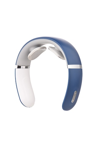 Hangfox Elektrikli Boyun Masaj Cihazı, Isıtma Özelliği, 5 Masaj Modu, 16 Seviye Güç Ayarı, Sesli Bildirim, Uzaktan Kumanda İle Mavi Mavi