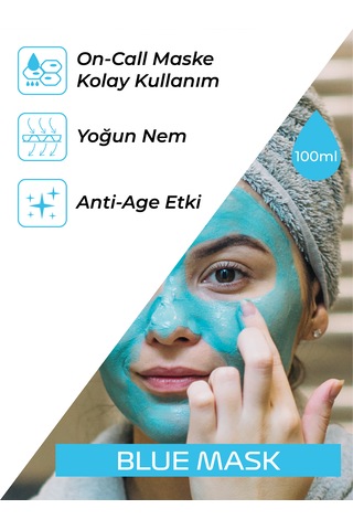 Masse Leur Yoğun Nemlendirici ve Yatıştırıcı Blue Mask 100 ML