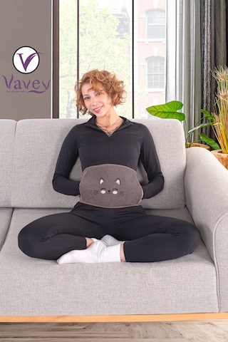 Yeni Nesil Sıcak Soğuk Regl Kemeri Kedicik Kahve