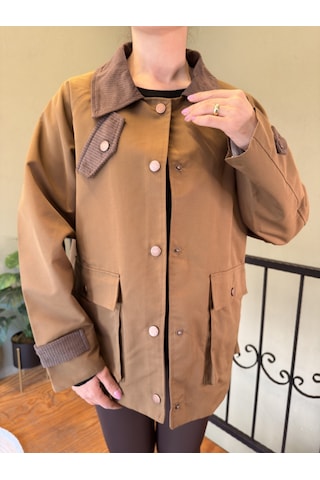 Ali Butik Koyu Hardal Mevsimlik Ceket Hardal