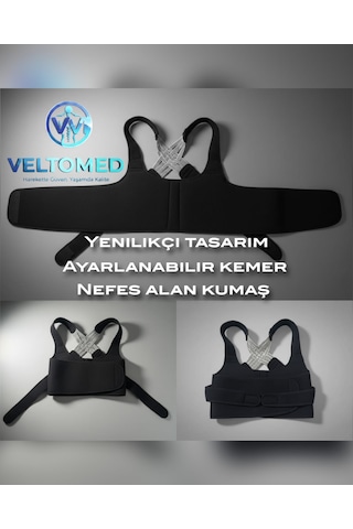 Ortopedik Dik Duruş Korsesi Kamburluk Sırt Omuz Korse Dik Durmak Için Dik Durma Aparatı Kambur Kifoz