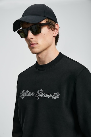 Lufian Erkek Loved Sweatshirt 112030170 Siyah Siyah