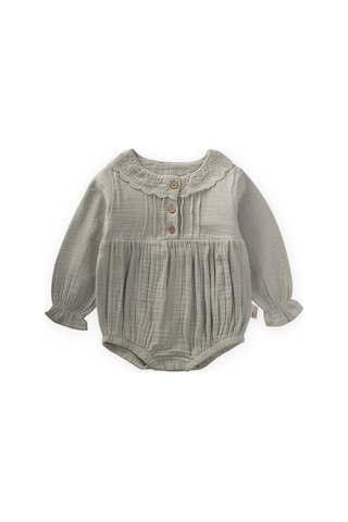 Cigit Fisto Yakalı Mevsimlik Müslin Zıbın 0-2 Yaş Su Yeşili Su Yeşili