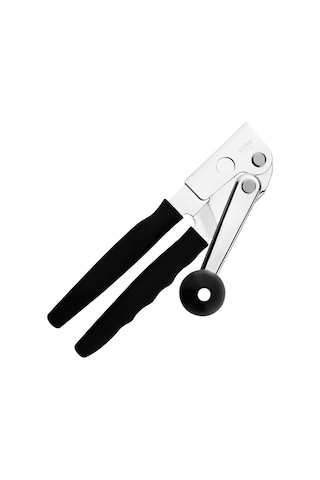 Geeksen Stainless Steel El Manuelı 3'lü Fonksiyonlu Kutu, Kavanoz Ve Şişe Açıcı: Ergonomik Tutamalı, Gıda Grubu, Dayanıklı Mutfak Aleti Siyah