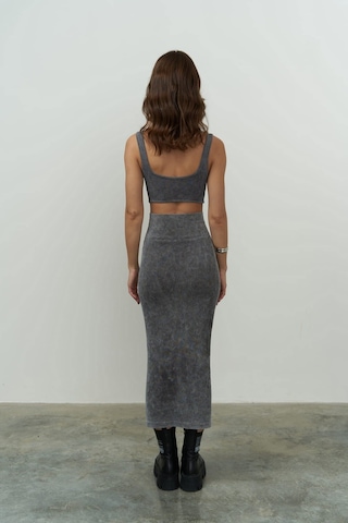 Mai Collection Mai Studios Co. Jade Eskitme Fitilli Etek Füme
