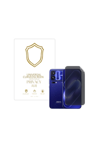 Microcase Xiaomi 18 Pro Max İle Uyumlu Privacy Gizlilik Filtreli Hayalet Nano Ekran Koruyucu-ekm110