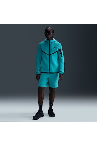 Nike Tech Fleece Fz Windrunner Hoodie Erkek Mavi Sweatshirt-hv0949-345-tanemsport Mavi