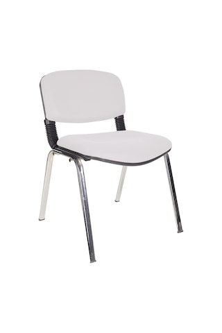 Gizmomobilya Gizmo Ofis Bekleme Misafir Koltuğu Mk1100 Form Döşemeli Beyaz
