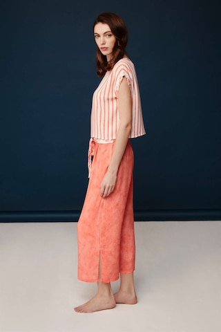 Bonnie&Clyde - Kadın Somon Viskon Pijama Takımı -5214 Somon