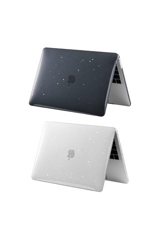 Apple Uyumlu MacBook Pro 16.2 Kılıf Simli Kristal Parlak İnce Hafif Tpu Sert Koruma M5 M4 M3 M2 M1 Şeffaf