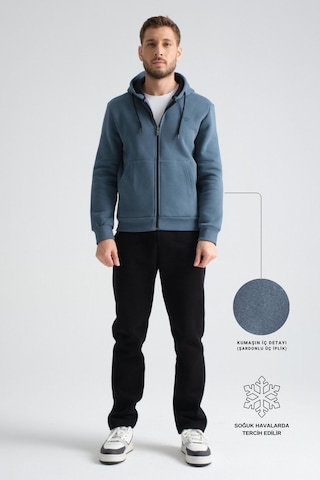 Shooter Sportswear Shooter Erkek Kışlık Eşofman Takımı Luxe Regular Kapüşonlu Orman Yeşili