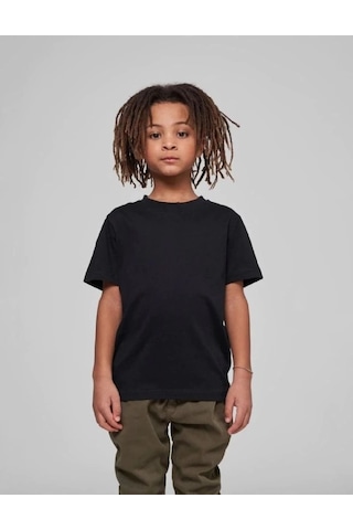 Ertaştrendstore Çocuk Unisex Basic T-shirt - Siyah