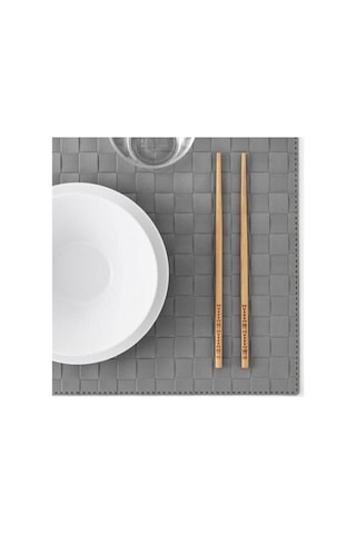 Lexroo Barbun Trebent Yıkanabilir Bambu Chopstick Japon Çin Yemek Çubuğu Çok Renkli
