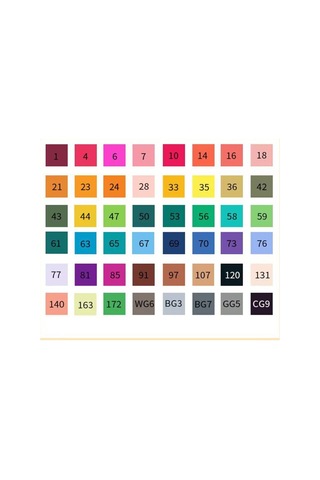 Touch Sketc 48 Adet Çift Taraflı Marker Kalem Seti
