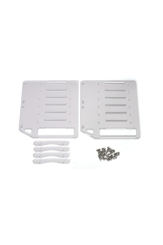 Kangvka Akrilik Sabit Disk Rafı 6 Katlı - Özel Tasarım 4-10 Konum Seçeneği, Hızlı Kurulum, Soğutma Ve Sabitlik Artırıcı