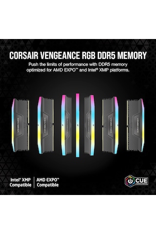 Vengeance Rgb 32gb 2x16gb 6400mhz Ddr5 C36 1,4v Ram Cmh32gx5m2b6400z36