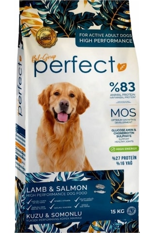 Perfect Adult 27/16 Premium Performance Kuzu Etli ve Somonlu Yetişkin Köpek Maması 15 KG Perfect Adult 27/16 Premium Performance Kuzu Etli ve Somonlu Yetişkin Köpek Maması 15 KG