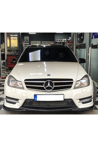 Mercedes W204 C180 Makyajlı Ön Tampon Eki (Plastik)