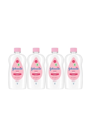 Johnsons Baby Bebek Yağı 500 Ml Nemlendirici Pembe 4'lü Set