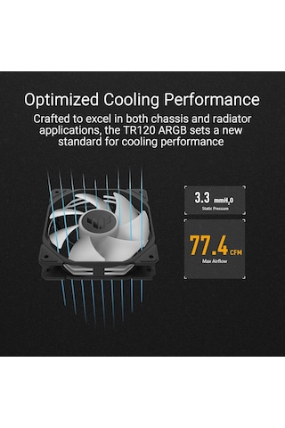 Asus Tuf Tr120 120mm 3ın1 Siyah Kasa Fanı