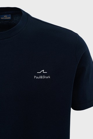 Paul & Shark Erkek T Shirt 24411087 013 Lacivert Lacivert