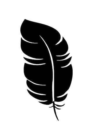 Kuştüyü Sticker Oto Motor Laptop Duvar Folyo Sticker 15 X 30 Cm