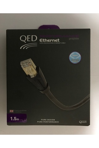 QED QE-6801 Performance Ethernet Graphite CAT6 1,5 m