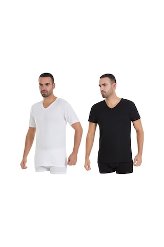 6'lı Paket Erkek Süper Ince Kısa Kol Fanila Atlet 001