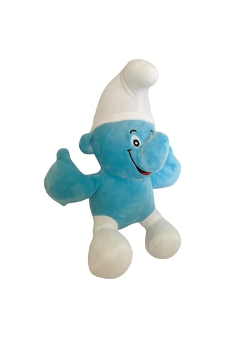 Şirinler Peluş Sevimli Şirin Pelüş 30cm Mavi - Beyaz