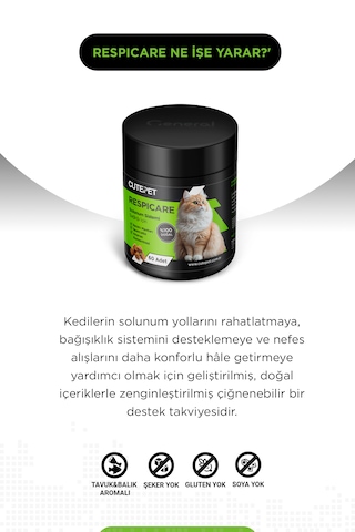 Kedi Solunum & Bağışıklık Destek Paketi