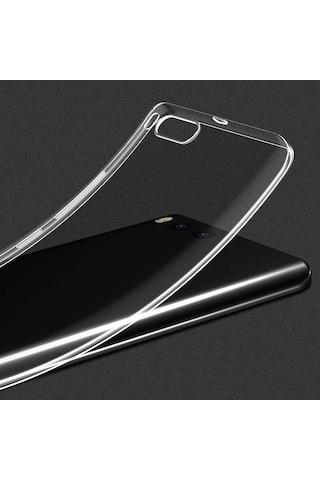 Xiaomi Mi Note 3 Kılıf Lüx Şeffaf Silikon Kılıf