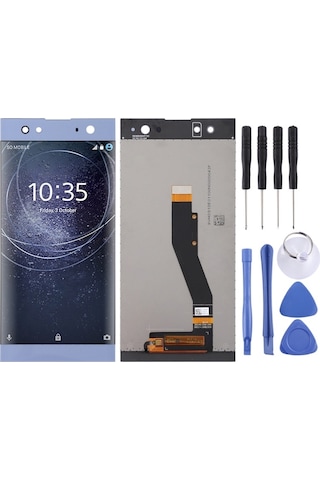 Cbtx Sayısallaştırıcı Tam Montajlı Sony Xperia Xa2 Ultra İçin Lcd Ekran Mavi