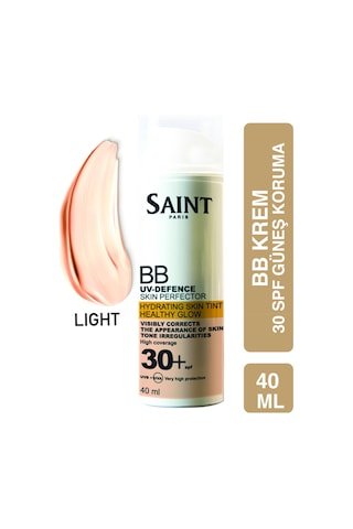 Saint Paris Cilt Tonu Eşitleyici ve Nemlendirici Güneş Korumalı BB Krem 40 ML