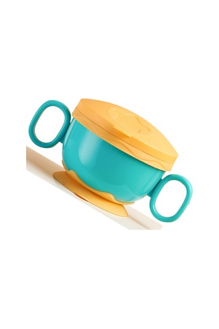 Çocuklar İçin Çok Amaçlı Mama Kabı/pipetli Ve Vantuzlu Çift Saplı