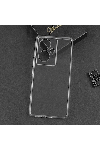 Vivo V29 Lite 5g Kılıf Şeffaf Silikon Hibrit Case Kapak