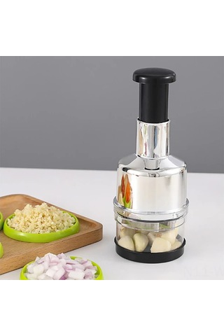 Wezone Stainless Steel Mutfak Aleti: Sebze Dilimleyici, Soğan Ve Sarımsak Kesici, Hızlı Ve Kolay Kullanım Diğer