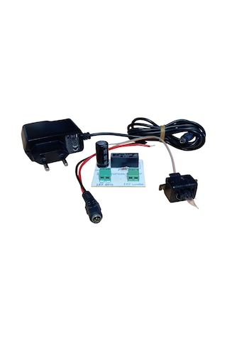 İlk Devrem Adaptörlü Soketli Lambalı Flaşör Devresi - Monteli Beyaz