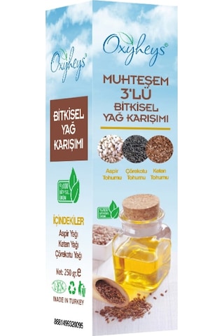 Oxyheys Muhteşem 3 Lü Bitkisel Yağ Karışımı