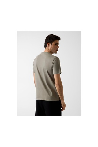 Guess Ambrogio Erkek Aktif Regular Fit T-shirt Haki