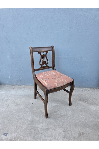 Vintage Masif Ahşap Yemek Sandalye 1 Adet Ac02 Çok Renkli