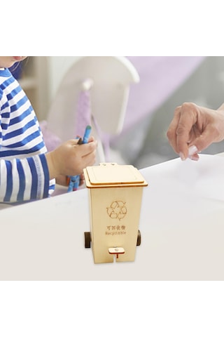 Homyl Flip Çöp Tenekesi Dıy 3d Geri-dönüştürülebilir