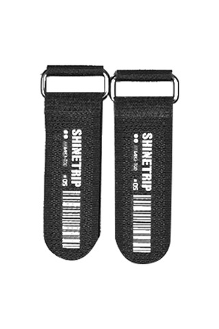 Shinetrip 2 Adet Çok Fonksiyonlu Taşınabilir Kamp Dokuma Kemer 180mm Siyah