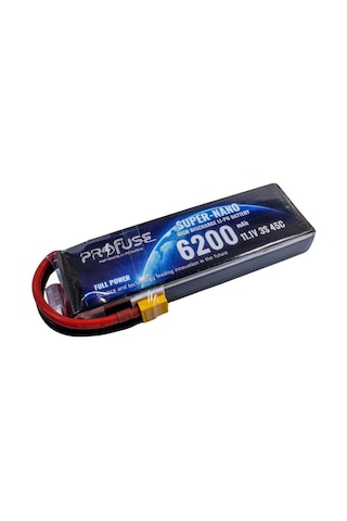11.1v 3s Lipo Pil-batarya 6200mah 45c
