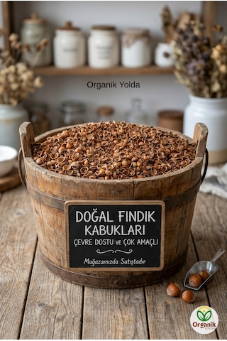 2 Kg Doğal Fındık Kabuğu Mangal Ve Soba Tutuşturucu, Organik Kompost Ve Bahçe Malçlama İçin Yerli Fındık Kabuğu