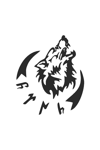 Göktürkçe Türk, Hilal Ve Kurt Oto Sticker