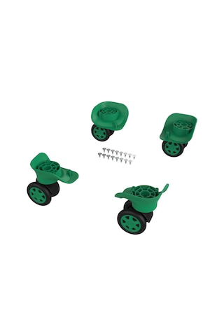 Keo-plus Abs Valiz Tekerleği Çift Teker Yeşil Renk Altın