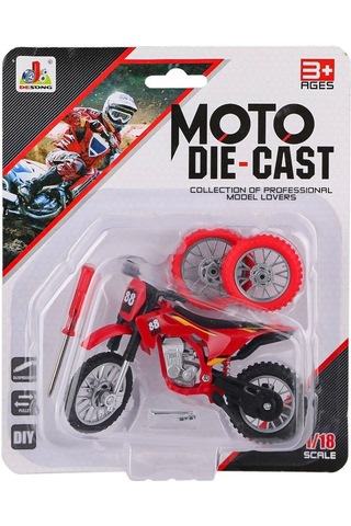 Kzl-ds927 Motorsiklet Dıy Tornavidalı 1:18 -kızılkaya Oyuncak