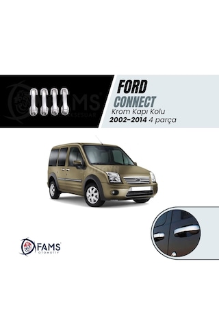 Ford Connect Krom Kapı Kolu 4 Kapı 2002-2014 P. Çelik Uyumlu