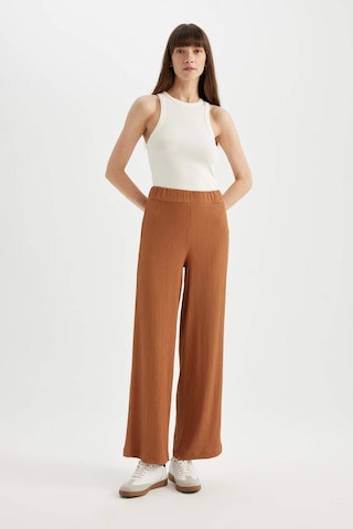 DeFacto Wide Leg Geniş Bol Paça Esnek Belli Bürümcük Pantolon C0200AX24SPBN348